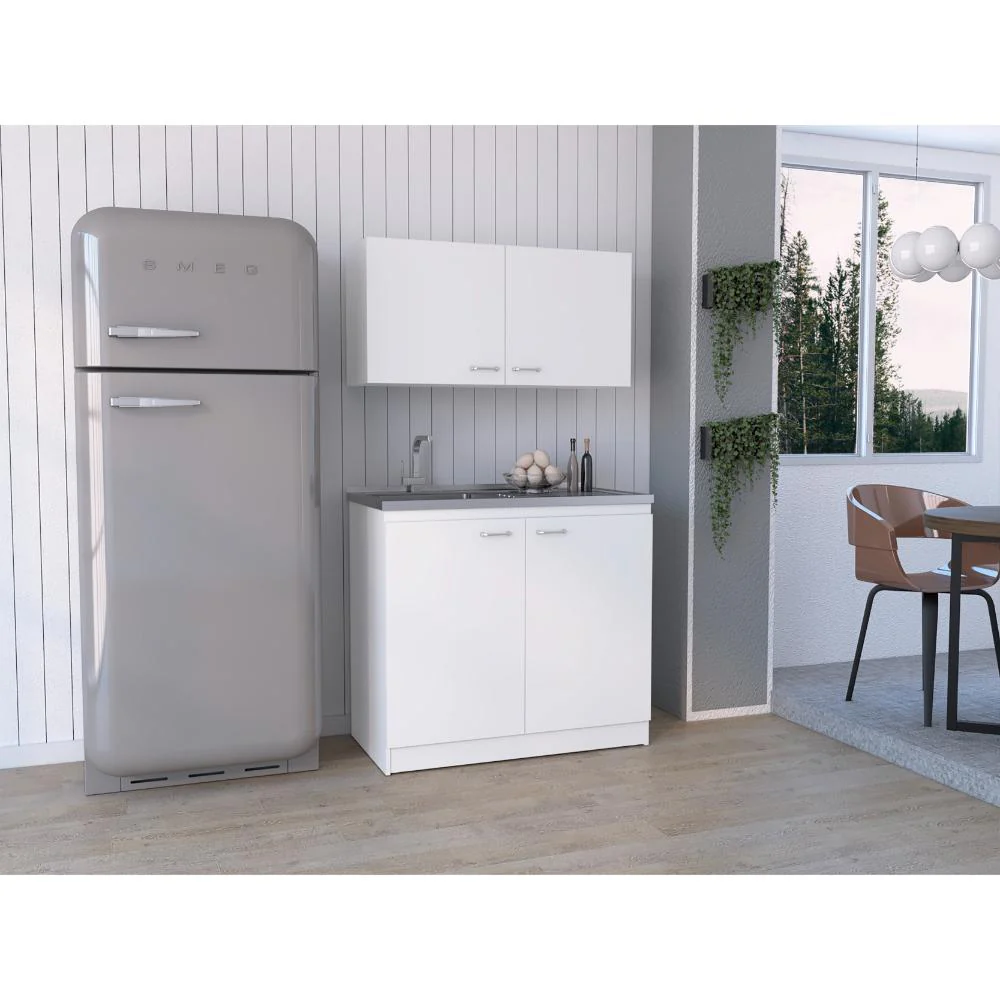 Cocina Integral Cantabria, Blanco Duqueza, Incluye Mesón Izquierdo ZF - Imagen 3