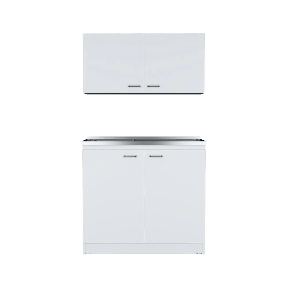 Cocina Integral Cantabria, Blanco Duqueza, Incluye Mesón Izquierdo ZF - Imagen 6