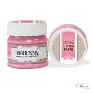 Coral Glitter Paste / Pasta Brillante Rosa Intenso