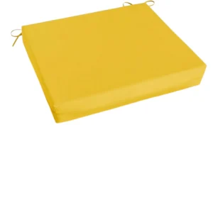 Cojin Cuadrado Para Silla 42x42x5 Amarillo x1und