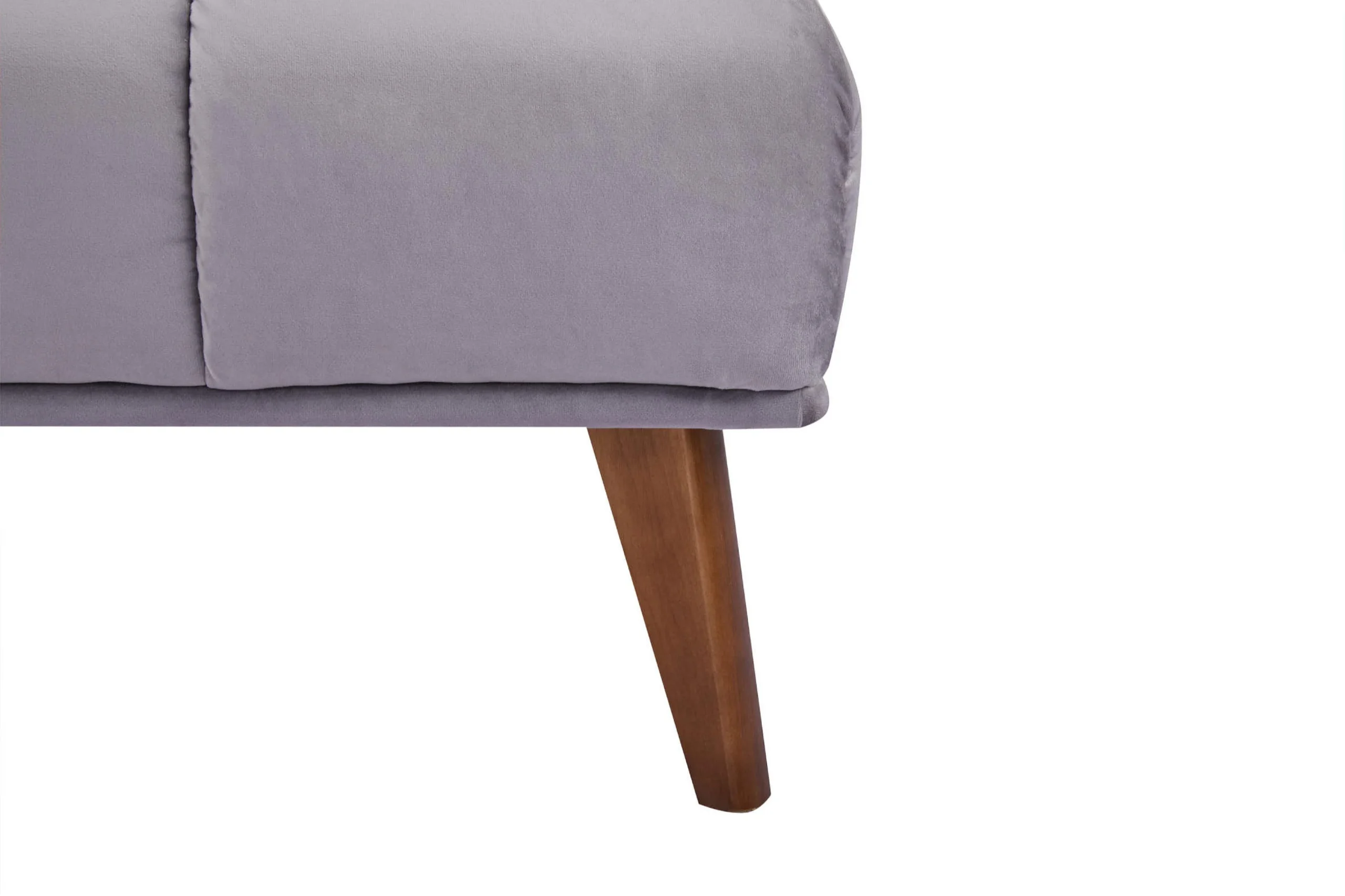 Sofá Cama Sabrina, Gris, con Estructura de Madera y Tela 100% Poliéster - Imagen 9