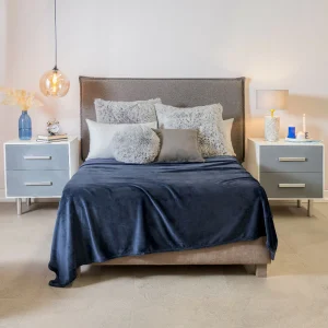 Cobija Ligera Navy, para cama Queen y King, de 240x220 cm
