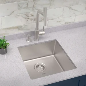 Lavaplatos Design  40x40, Acero Inoxidable