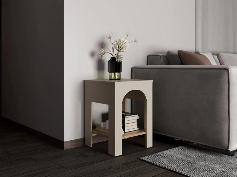 Mesa Auxiliar Aira, Capri y Fresno Europeo, diseño Varguandista - Imagen 3