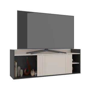 Mesa Para Tv Cuera, Capri y Wengue, Para Televisor Hasta 60 Pulgadas