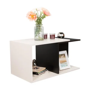 Mesa de Centro Cuera, Capri y Wengue, cuanta con espacio para ubicar objetos decorativos