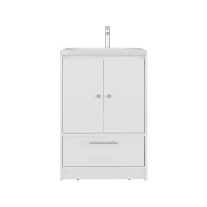 Mueble Para Lavamanos Madison, Blanco Duqueza, Incluye Lavamanos Praia 60 ZF