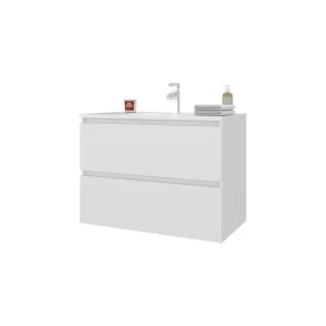Mueble Para Lavamanos Opalo, Blanco Duqueza, Incluye Lavamanos Praia 80 ZF