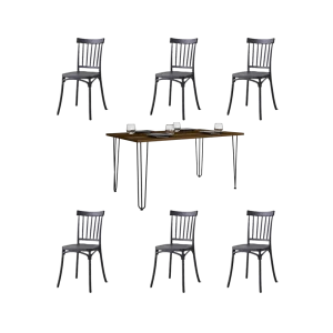 Combo Comedor Treen , Incluye Comedor y 6 sillas