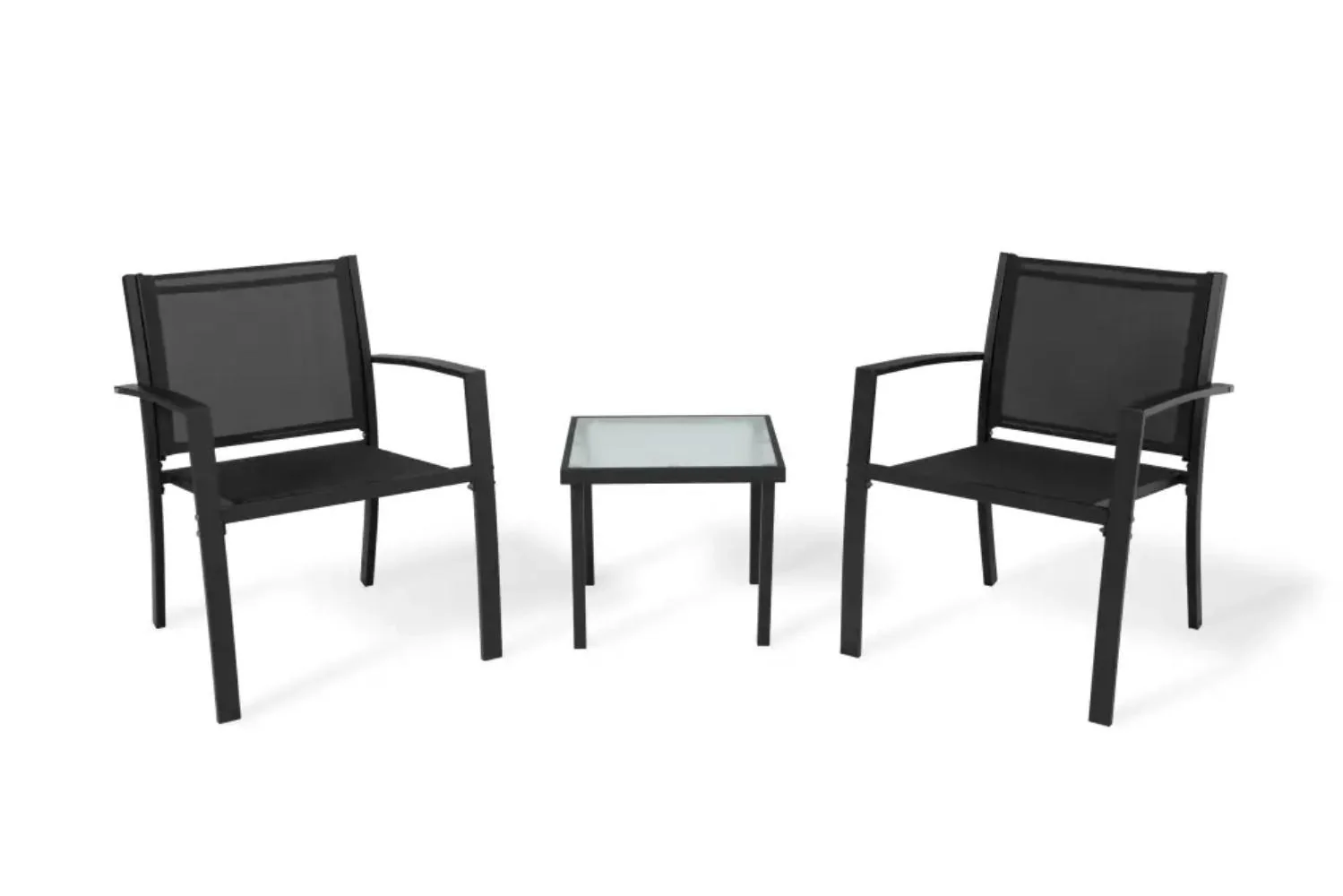 Sala de Exterior Sahara, Gris Oscuro, Dieño moderno incluye 2 sillas 1 Mesa Centro - Imagen 7