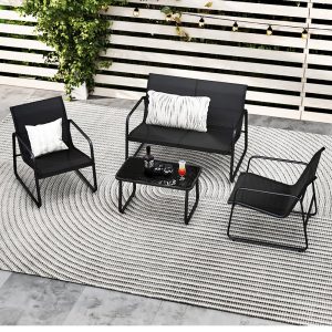 Sala de Exterior Tuluma, Gris Oscuro, Diseño moderno