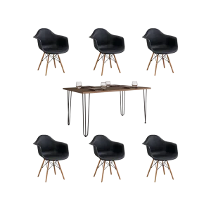 Combo Comedor Lani , Incluye Comedor y 6 sillas