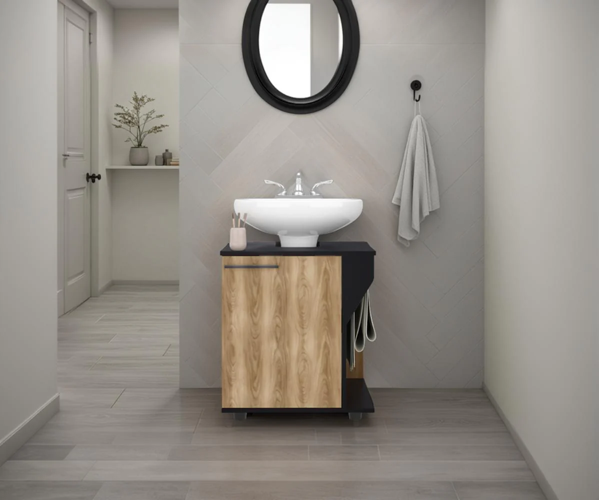 Mueble Para Lavamanos Pili, Wengue, No incluye Lavamanos - Imagen 4