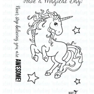 Magical Unicorn Stamp / Sellos de Polímero de Unicornio Mágico