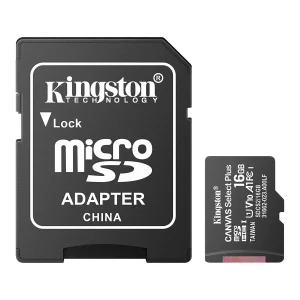 Memoria microSD Kinston 16 GB, Clase 4