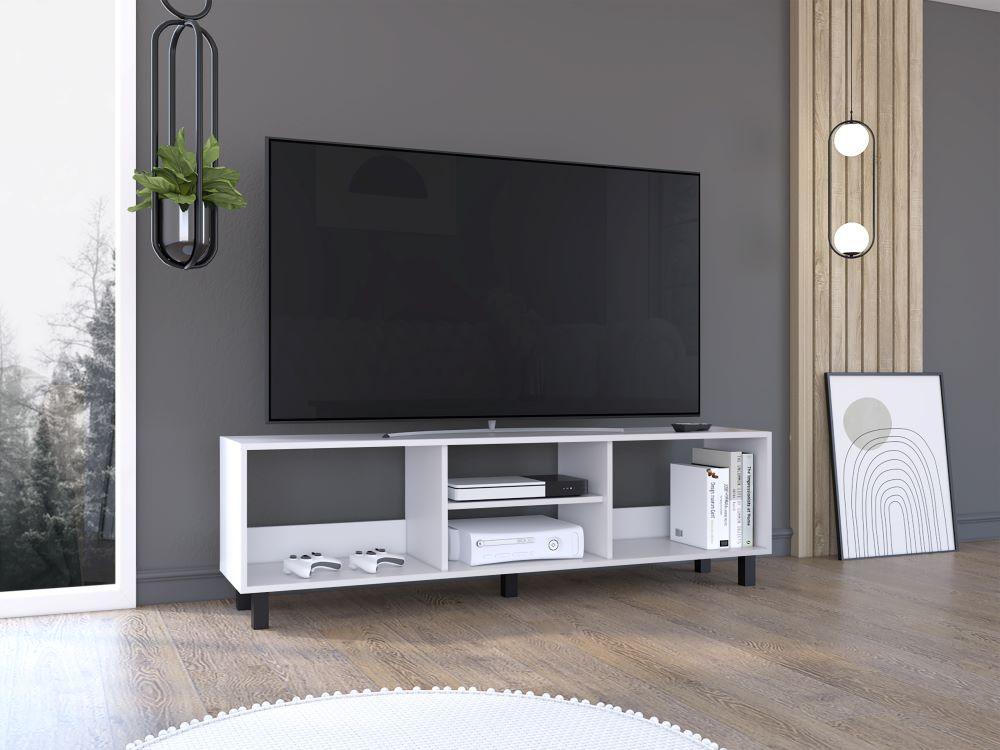 Mesa Para Tv Tunez, Blanco Duqueza, Para Televisor Hasta 70 Pulgadas - Imagen 2