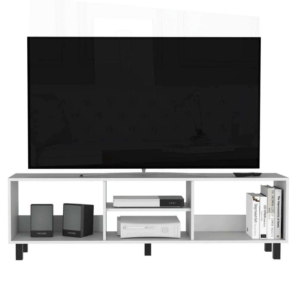 Mesa Para Tv Tunez, Blanco Duqueza, Para Televisor Hasta 70 Pulgadas - Imagen 3