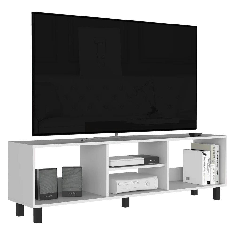 Mesa Para Tv Tunez, Blanco Duqueza, Para Televisor Hasta 70 Pulgadas - Imagen 5