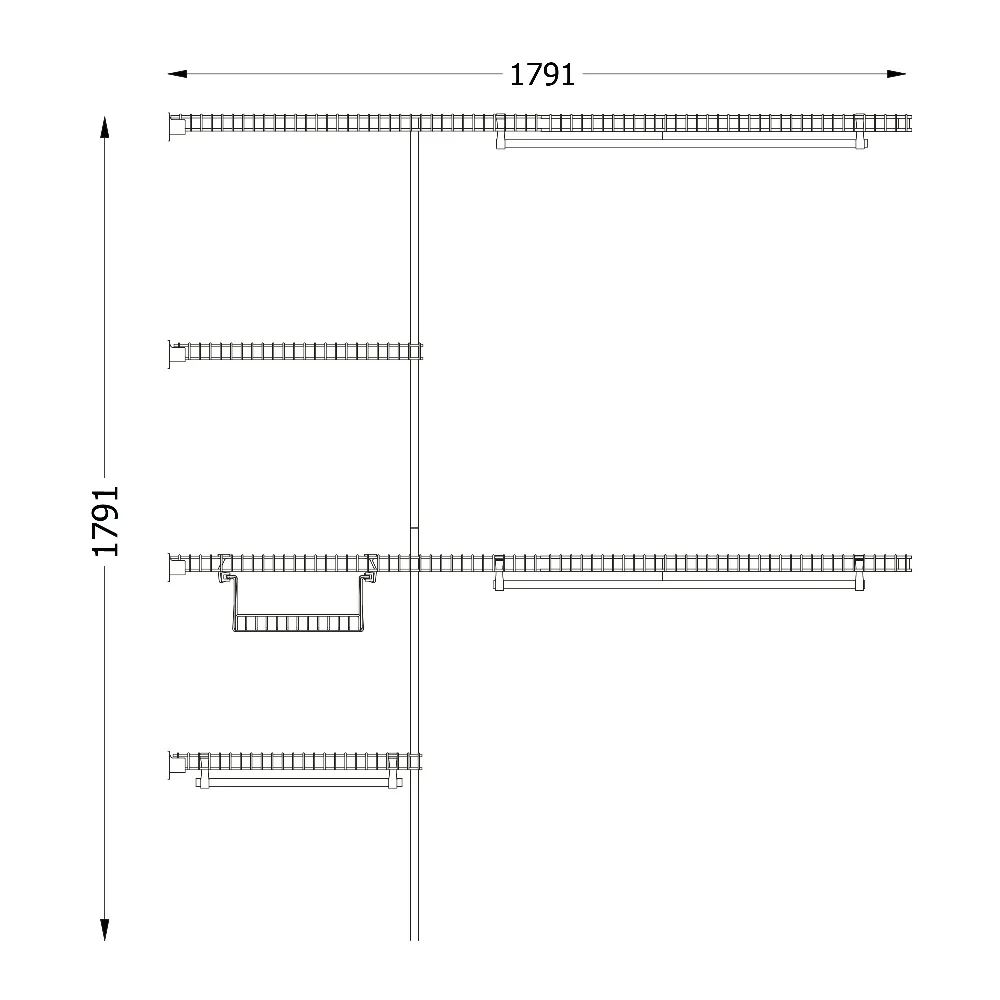 Mueble esparta plastificado blanco - Imagen 4