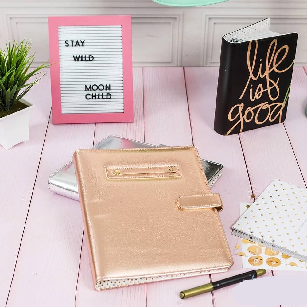 Moment Maker Planner System Binder Rose Gold / Agenda de Diario color Rosa Oro - Imagen 5