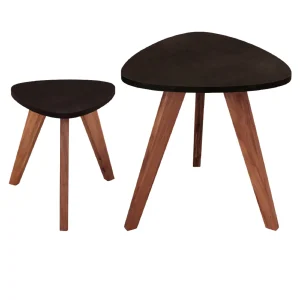 Mesa Nórdica Triangular Etna - Set X 2 - Pequeña & Mediana