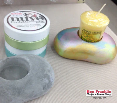 Embellishment Mousse Peony Pink / Mousse Texturizador Rosa Metálico - Imagen 5