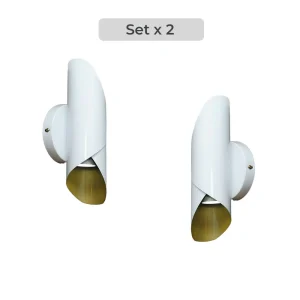 Set x2 Lámpara Pergamino – Diseño Elegante de 2 Luces para Espacios Modernos