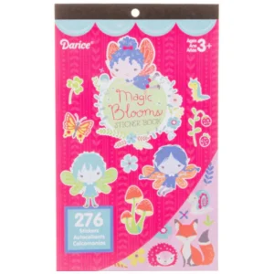Sticker Book for Kids Magic Blooms / Libro con 276 Estampas Hadas y Flores