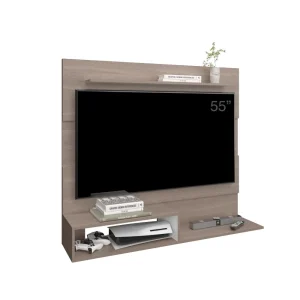 Panel de Tv Beijing, Bardolino y Blanco, con espacio para tv 55"