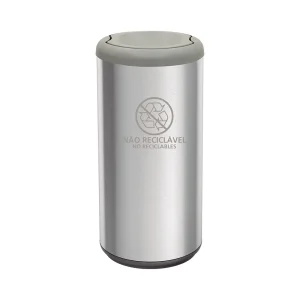 Papelera Piamonte, tapa Gris   basculante