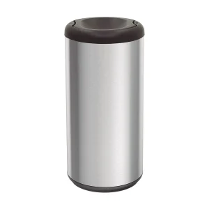 Papelera Piamonte, tapa Negra  basculante