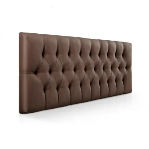 Cabecero King 200x60 Rombos Chocolate Sintetico
