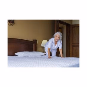 Protector de Colchón Doble Blanco