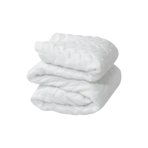 Protector Acolchado Para Cama Doble Blanco