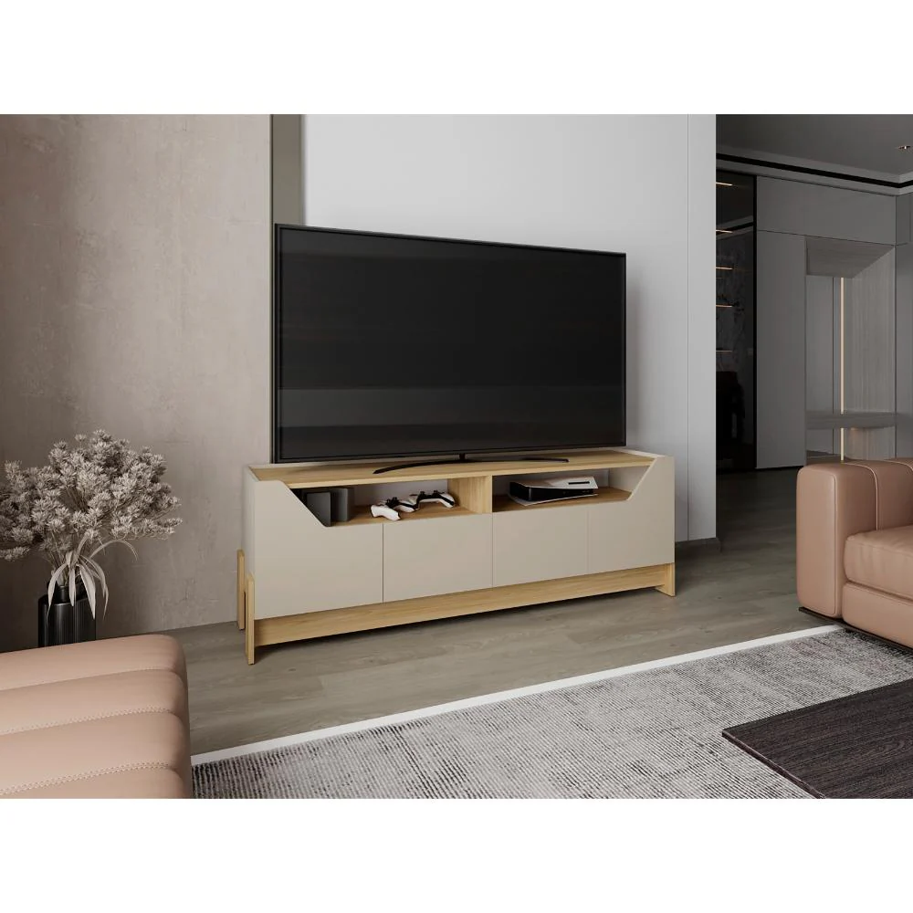 Mesa para TV Holt, Fresno Europeo y Capri, para televisor máximo 50" - Imagen 3