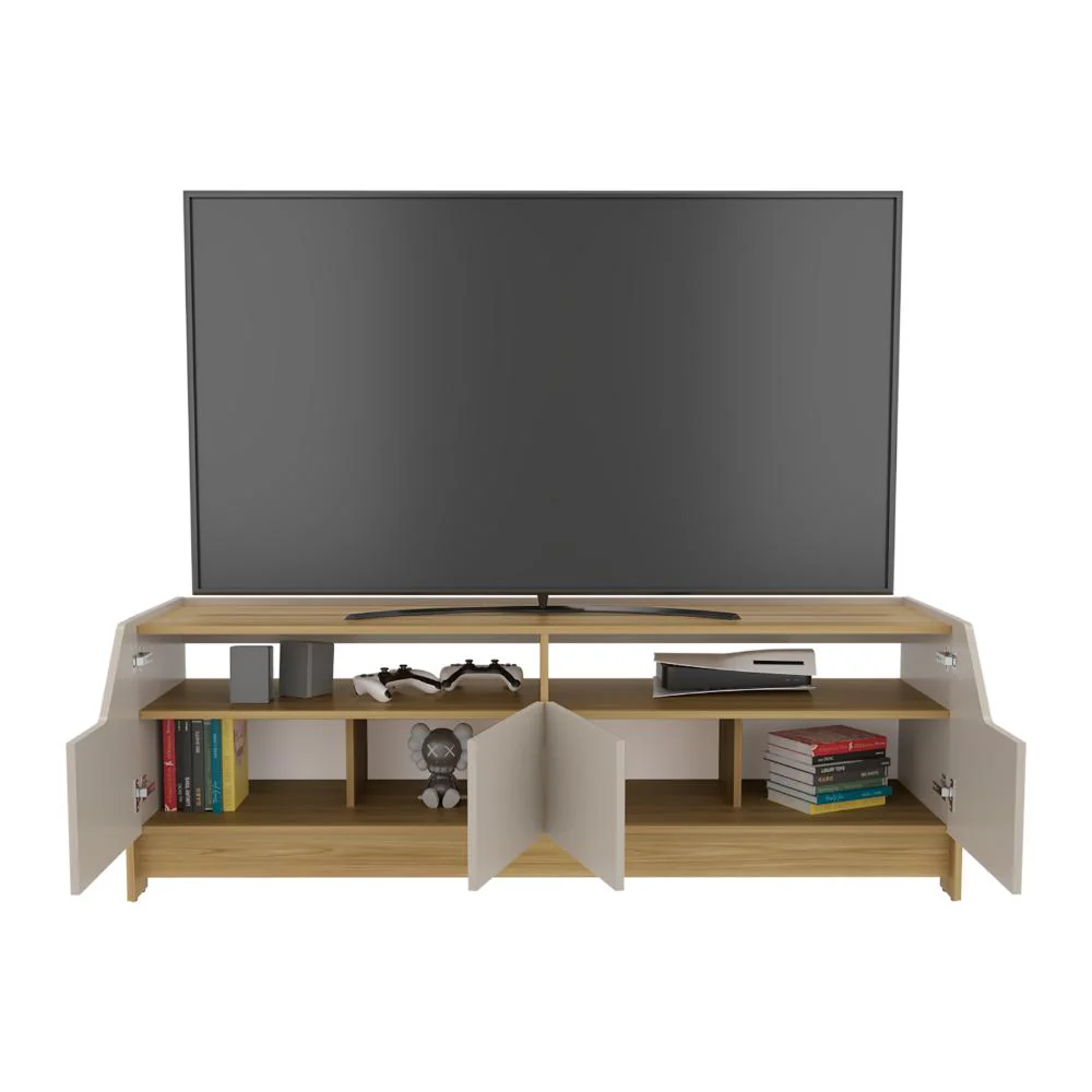 Mesa para TV Holt, Fresno Europeo y Capri, para televisor máximo 50" - Imagen 2