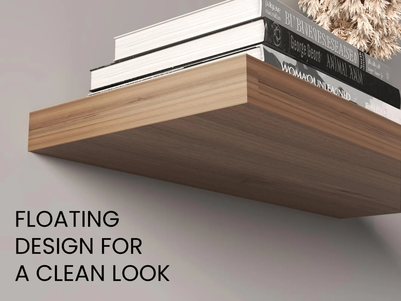 Repisa Flotante Maca X2, Café Espresso, con espacio para ubicar objetos ZF - Imagen 7