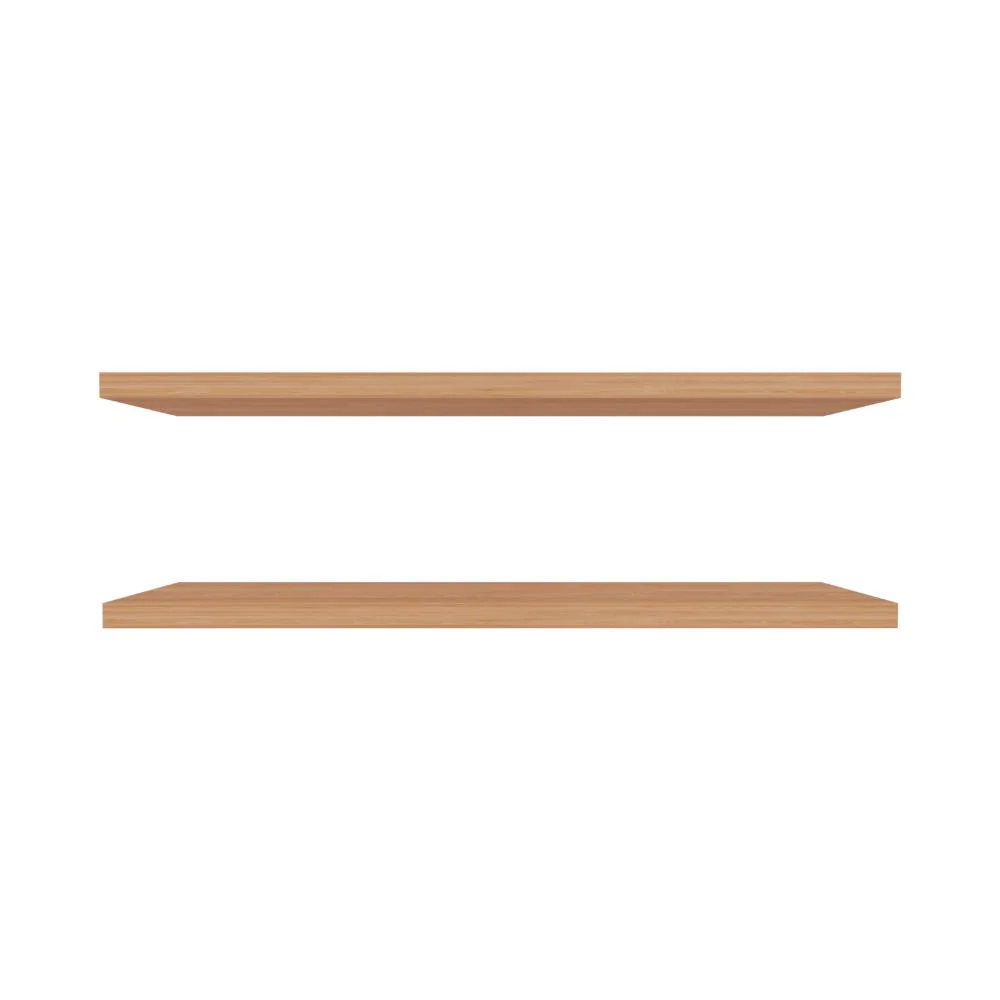 Repisa Flotante Shelf 120, Macadamia, con espacio para colocar objetos decorativos X2 unidades ZF - Imagen 4