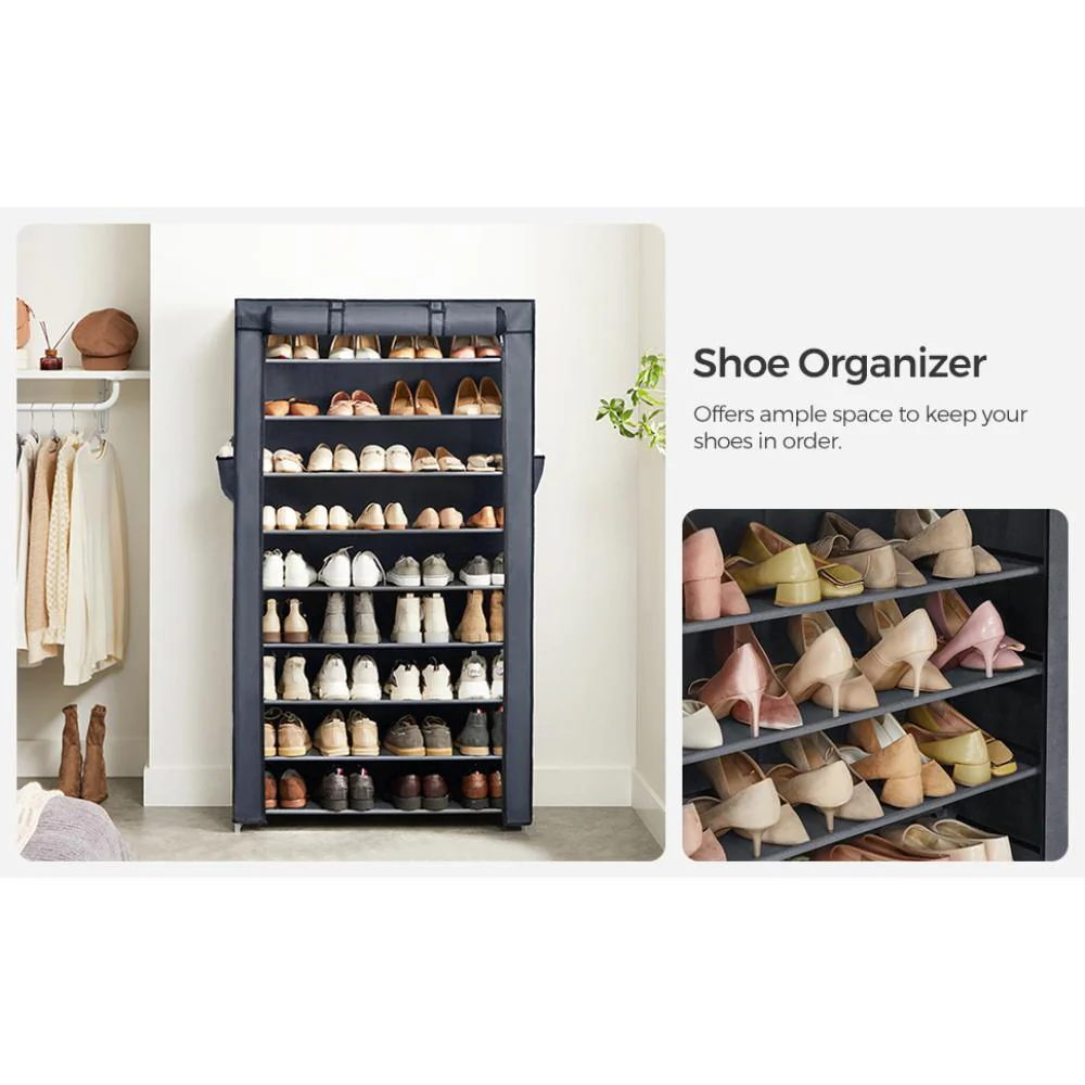 Closet Portátil Zapatero Miek, Gris 27 pares - Imagen 7