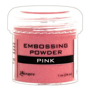 Pink Embossing Powder / Polvos de Realce rosa