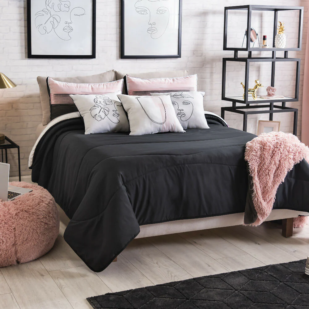 Juego de Edredón Art para cama King, Incluye 2 Fundas y 3 Cojines - Imagen 2