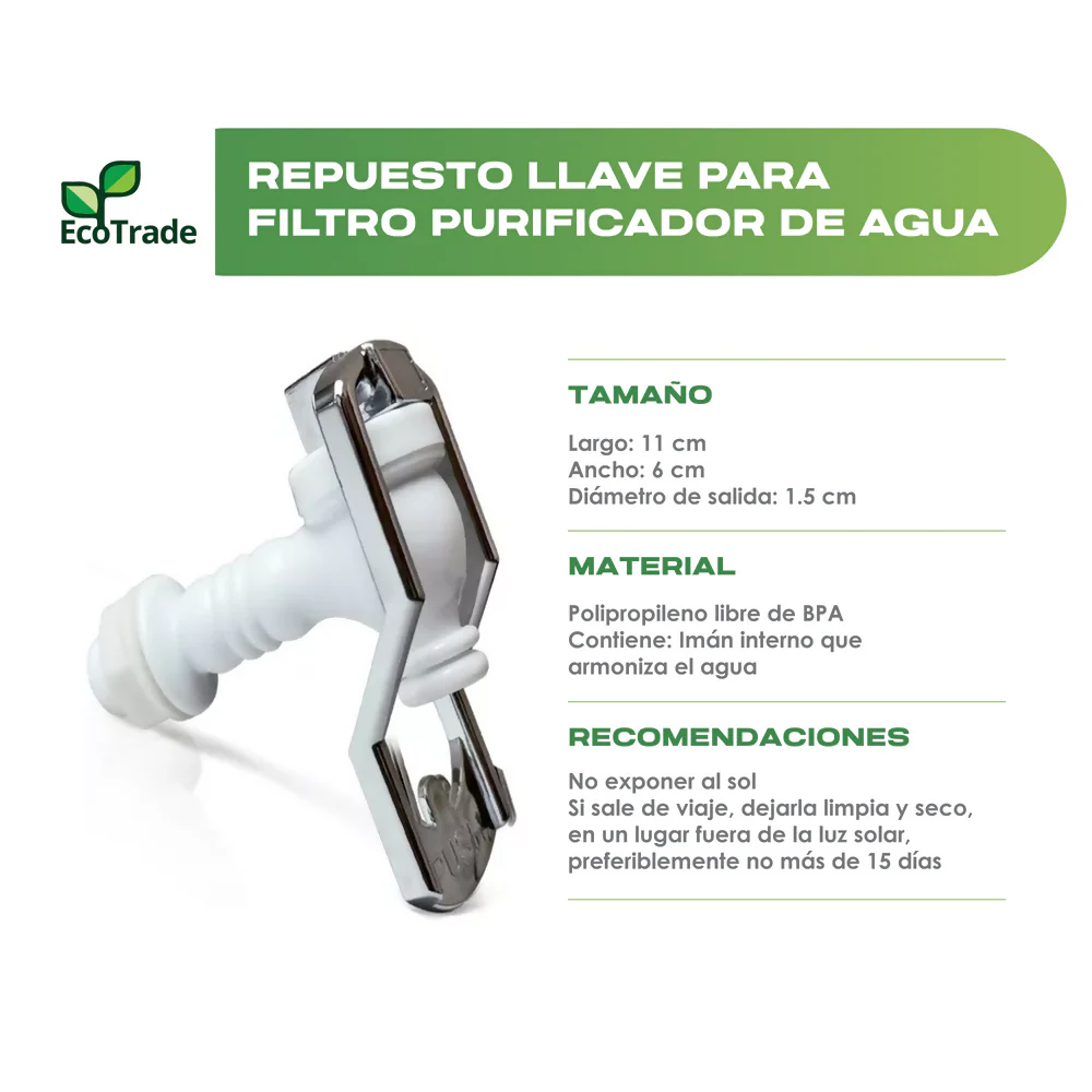 Llave Magnética Imantada Para Filtro Purificador Agua - Imagen 2
