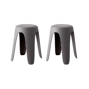 Butaco Con Cojin Else, Color Gris Oscuro, Diseño Moderno incluye cojín X2