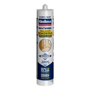 Sellador elástico para madera 300ml color blanco