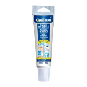Sellador siliconado de uso general 85 ml blanca en tubo