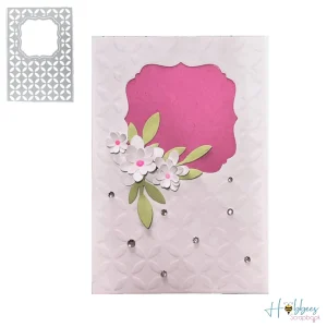 Stained Glass Card Front Die / Suaje de Tarjeta Tipo Vitral