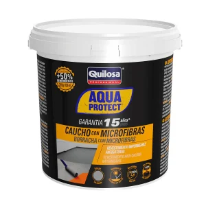 Impermeabilizante Aquaprotect caucho microfibras 20kg