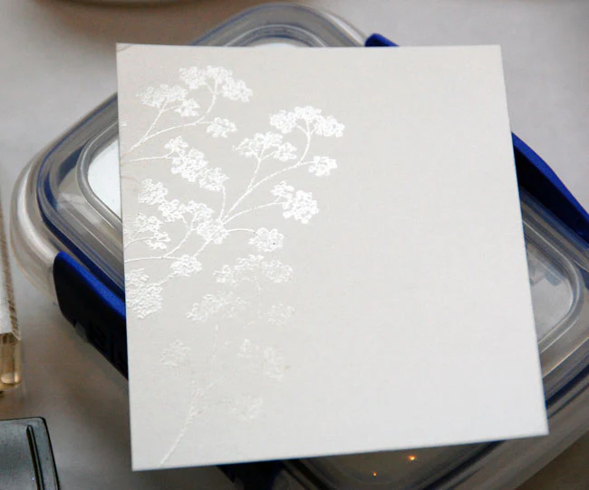 Clear Embossing Powder / Polvos de Realce Transparente - Imagen 5