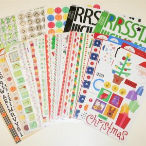 Cardstock Stickers Holidays / Calcomanías de Festividades