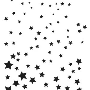 Stars Stencil / Plantilla de Estrellas